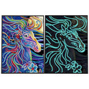 Cavalo Fluorescente - Parcial Diamantes (Redondo) - Kit Completo