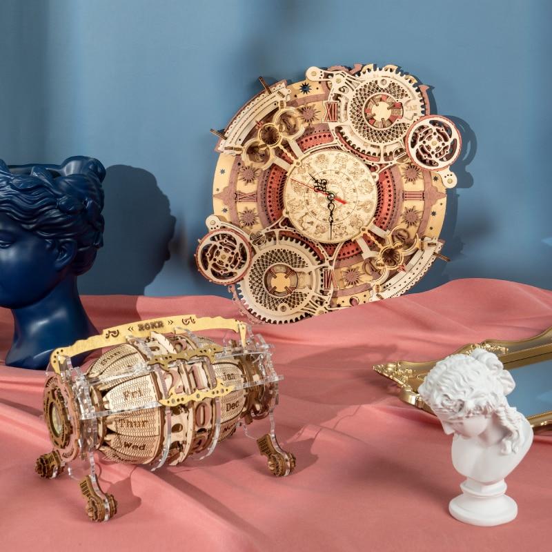 Calendário - Quebra-Cabeça 3D de Madeira Luxo