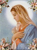 Nossa Senhora 2023/3 - 100% Diamantes (Quadrado) - Kit Completo - Pintura com Diamantes