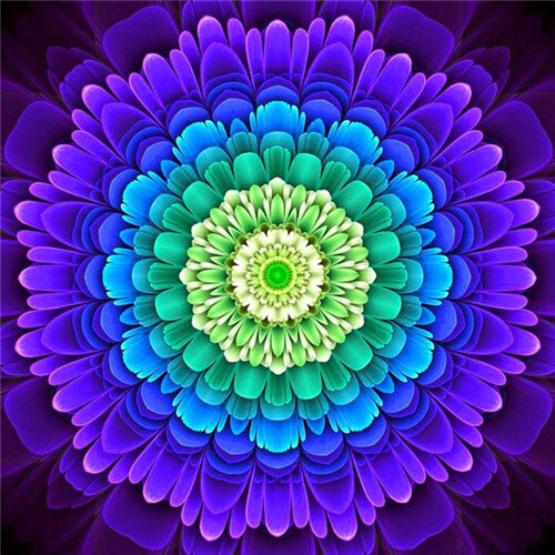 Mandala 5 - 100% Diamantes (Kit Completo)