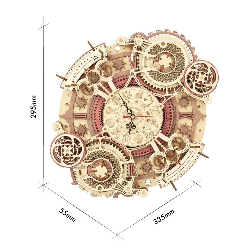 Relógio - Quebra-Cabeça 3D de Madeira Luxo