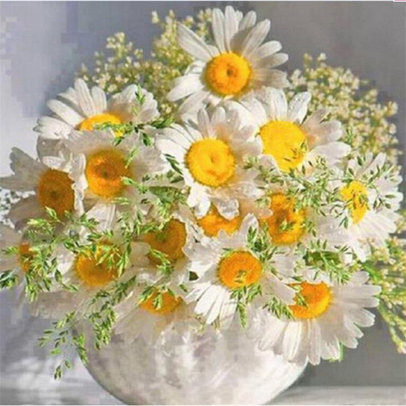 Vaso de Flor 12 - 100% Diamantes (Kit Completo)