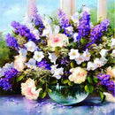 Vaso de Flor 13 - 100% Diamantes (Kit Completo)