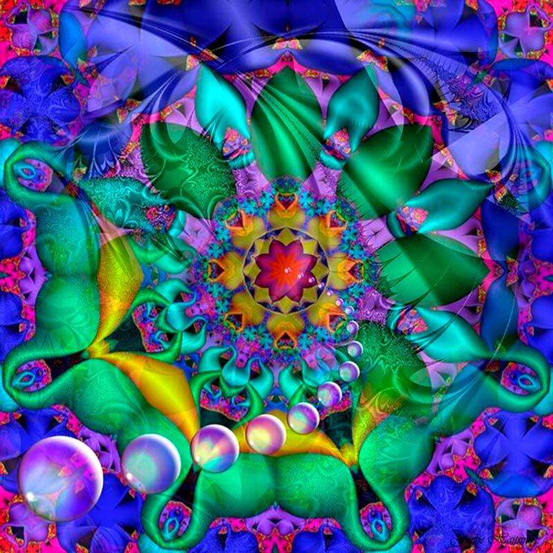 Mandala 35 - 100% Diamantes (Kit Completo)