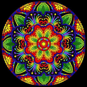 Mandala 26 - 100% Diamantes (Kit Completo)
