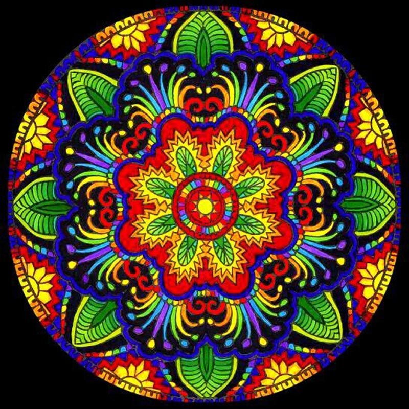 Mandala 26 - 100% Diamantes (Kit Completo)