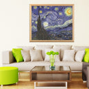 A Noite Estrelada - 100% Diamantes (Quadrado) - Kit Completo - Pintura com Diamantes