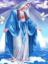 Carregar imagem no visualizador da galeria, Nossa Senhora Maravilhosa 3 - 100% Diamantes (Kit Completo)
