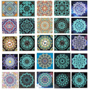 Pavão Fluorescente (30 x 30 cm) - Parcial Diamantes (Redondo) - Kit Completo