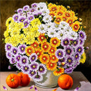 Vaso de Flor 21 - 30 X 30 cm -  100% Diamantes (Kit Completo)