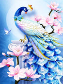 Pavão 2023/10 - 100% Diamantes (Quadrado) - Kit Completo - Pintura com Diamantes