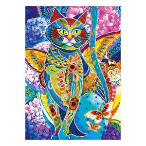 Belas Telas Fluorescentes 1 - Parcial Diamantes (Redondo) - Kit Completo - Pintura com Diamantes
