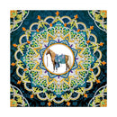 Mandala Fluorescente 5 - (30 x 30 cm) - Parcial Diamantes (Redondo) - Kit Completo