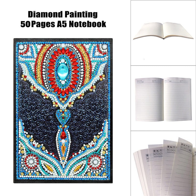 Caderno Pintura em Diamantes - 50 Páginas A5