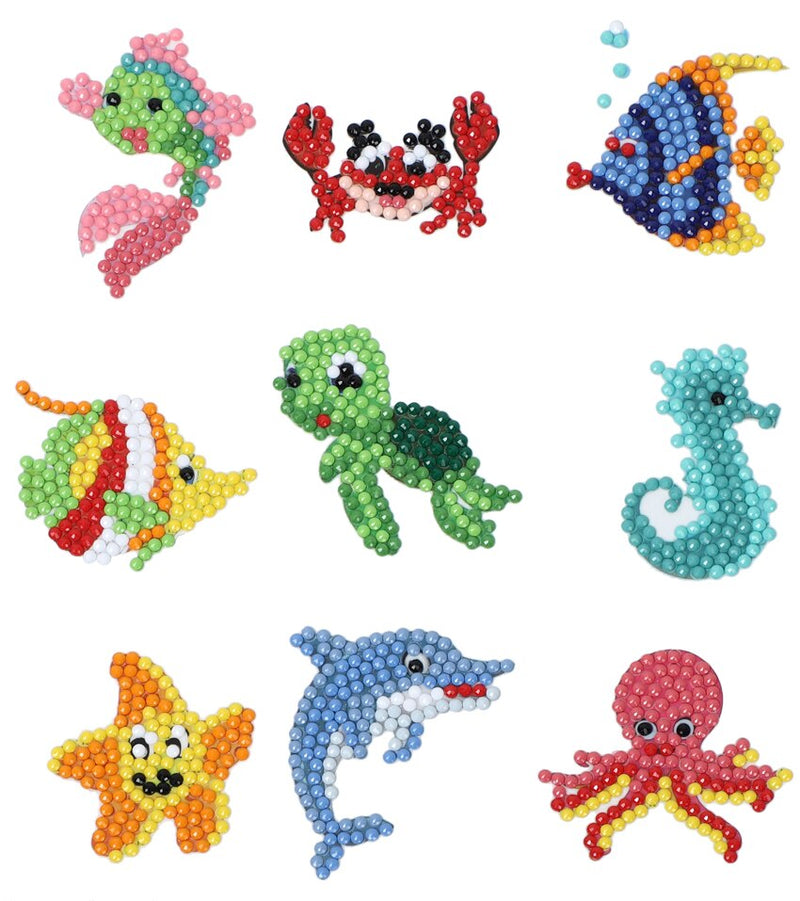 Adesivo Infantil 28 - Kit Completo - Pintura com Diamantes