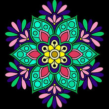 Carregar imagem no visualizador da galeria, Mandala 23 - 100% Diamantes (Kit Completo)
