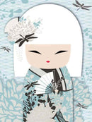 Bonecas Japonesas 9 - 100% Diamantes (Kit Completo) - Pintura com Diamantes