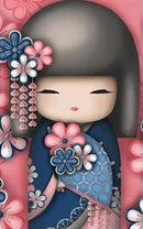 Bonecas Japonesas 5 - 100% Diamantes (Kit Completo) - Pintura com Diamantes