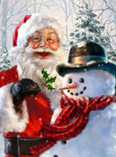 Papai Noel 14 - 100% Diamantes (Kit Completo)
