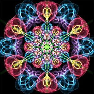 Mandala 21 - 100% Diamantes (Kit Completo)