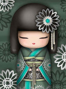 Bonecas Japonesas 8 - 100% Diamantes (Kit Completo) - Pintura com Diamantes