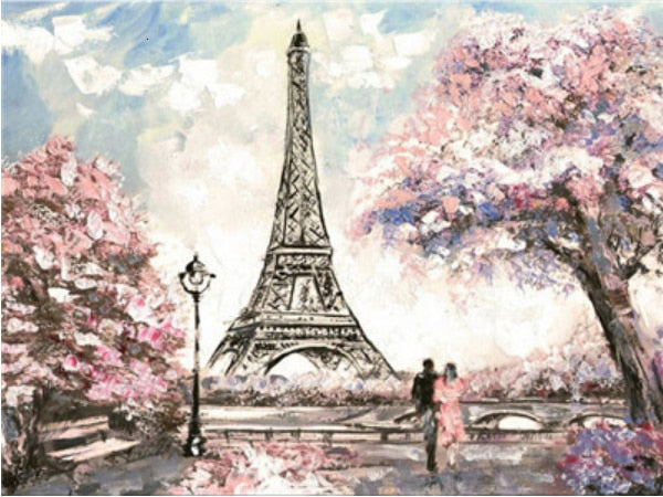Pintura de Locais Famosos 12 - 100% Diamantes (Kit Completo)