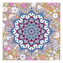 Carregar imagem no visualizador da galeria, Mandala Fluorescente 2 - (30 x 30 cm) - Parcial Diamantes (Redondo) - Kit Completo
