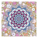 Mandala Fluorescente 2 - (30 x 30 cm) - Parcial Diamantes (Redondo) - Kit Completo