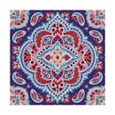 Mandala Fluorescente 8 - (30 x 30 cm) - Parcial Diamantes (Redondo) - Kit Completo