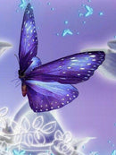Borboleta Esplendorosa 6 - 100% Diamantes (Kit Completo) - Pintura com Diamantes