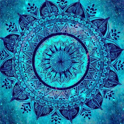 Mandala 77 - 100% Diamantes (Kit Completo)
