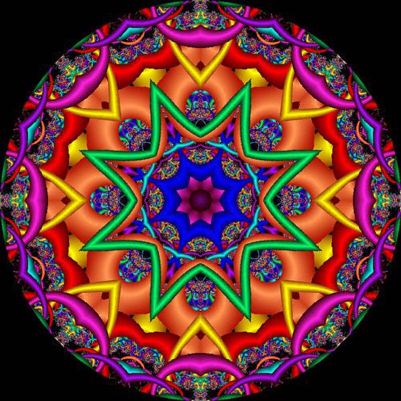 Mandala 27 - 100% Diamantes (Kit Completo)