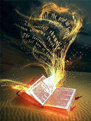 Livros e a Imaginação 2023/3 - 100% Diamantes (Quadrado) - Kit Completo - Pintura com Diamantes