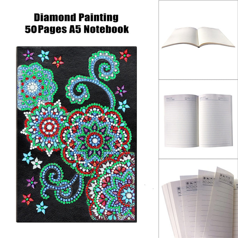 Caderno Pintura em Diamantes - 50 Páginas A5