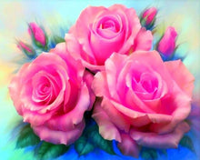 Carregar imagem no visualizador da galeria, Rosas Lindas - 100% Diamantes (Kit Completo)
