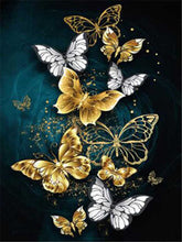 Carregar imagem no visualizador da galeria, Borboletas 1 - 100% Diamantes (Kit Completo) - Pintura com Diamantes
