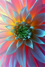 Carregar imagem no visualizador da galeria, Flor Esverdeada - 100% Diamantes (Kit Completo)
