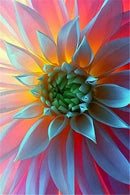 Flor Esverdeada - 100% Diamantes (Kit Completo)