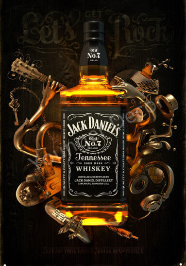 Jack Daniel's - 100% Diamantes (Kit Completo)