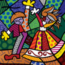 Romero Britto 17 - 100% Diamantes (Kit Completo)
