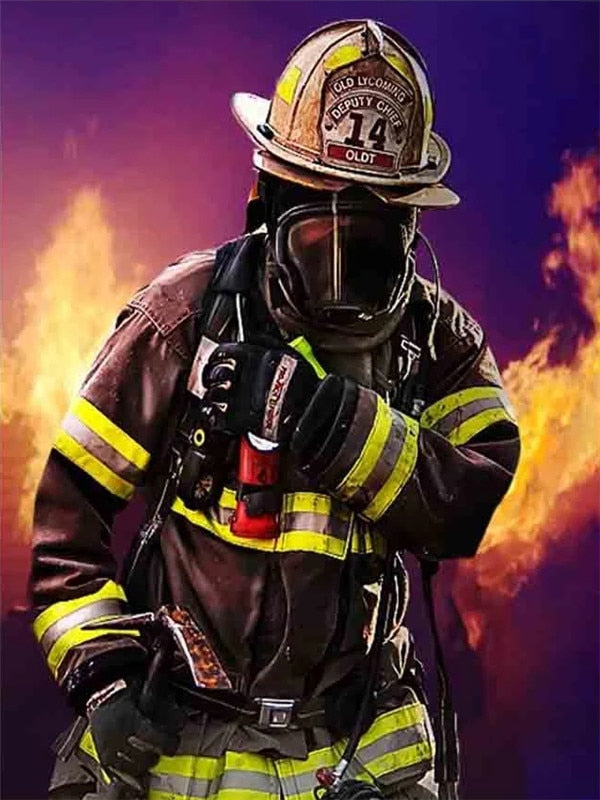 Bombeiros 2023/13 - 100% Diamantes (Quadrado) - Kit Completo - Pintura com Diamantes
