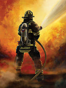 Bombeiros 2023/20 - 100% Diamantes (Quadrado) - Kit Completo - Pintura com Diamantes