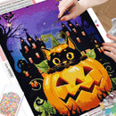 Halloween 2023/3 - 100% Diamantes (Quadrado) - Kit Completo - Pintura com Diamantes