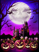 Halloween 2023/2 - 100% Diamantes (Quadrado) - Kit Completo - Pintura com Diamantes