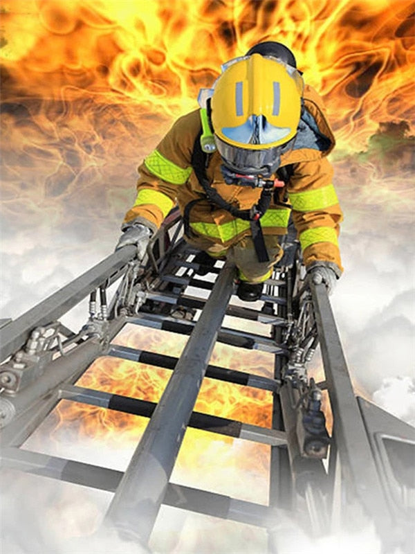 Bombeiros 2023/8 - 100% Diamantes (Quadrado) - Kit Completo - Pintura com Diamantes