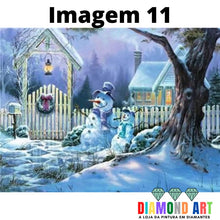 Carregar imagem no visualizador da galeria, Paisagem Inverno 11 - 100% Diamantes (Kit Completo)
