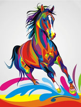 Carregar imagem no visualizador da galeria, Cavalo Maravilhoso  - 100% Diamantes (Kit Completo)
