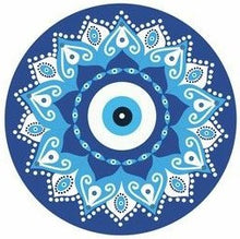 Carregar imagem no visualizador da galeria, Mandala Olho Grego 2 - 100% Diamantes (Redondo) - Kit Completo
