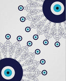 Mandala Olho Grego 5 - 100% Diamantes (Redondo) - Kit Completo
