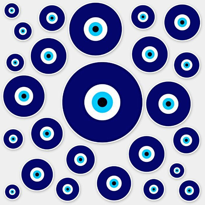 Mandala Olho Grego 3 - 100% Diamantes (Redondo) - Kit Completo